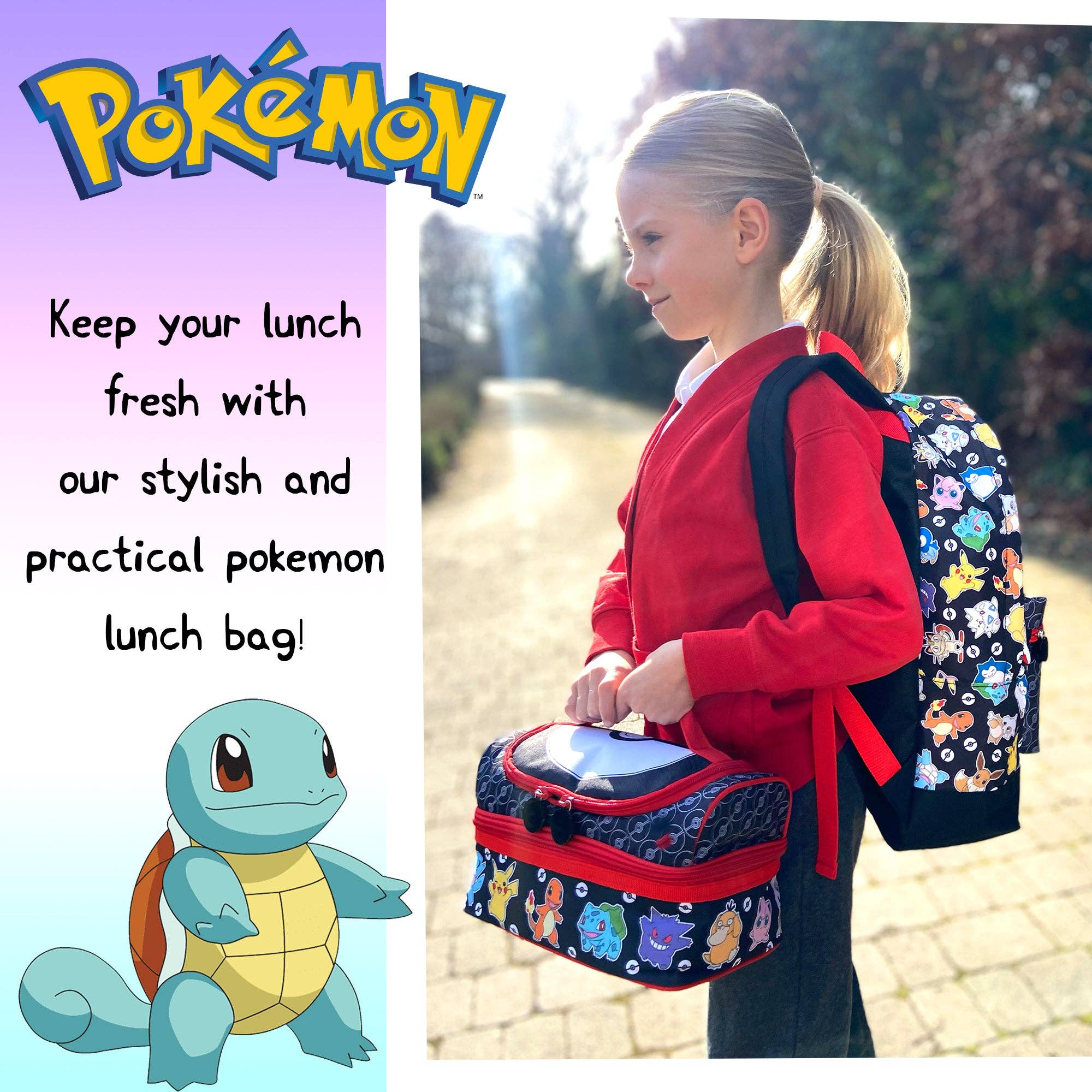 Fringoo Group Ltd – wholesale Lunch bag/box – Kids – Pokemon Multi Lunch Bag6