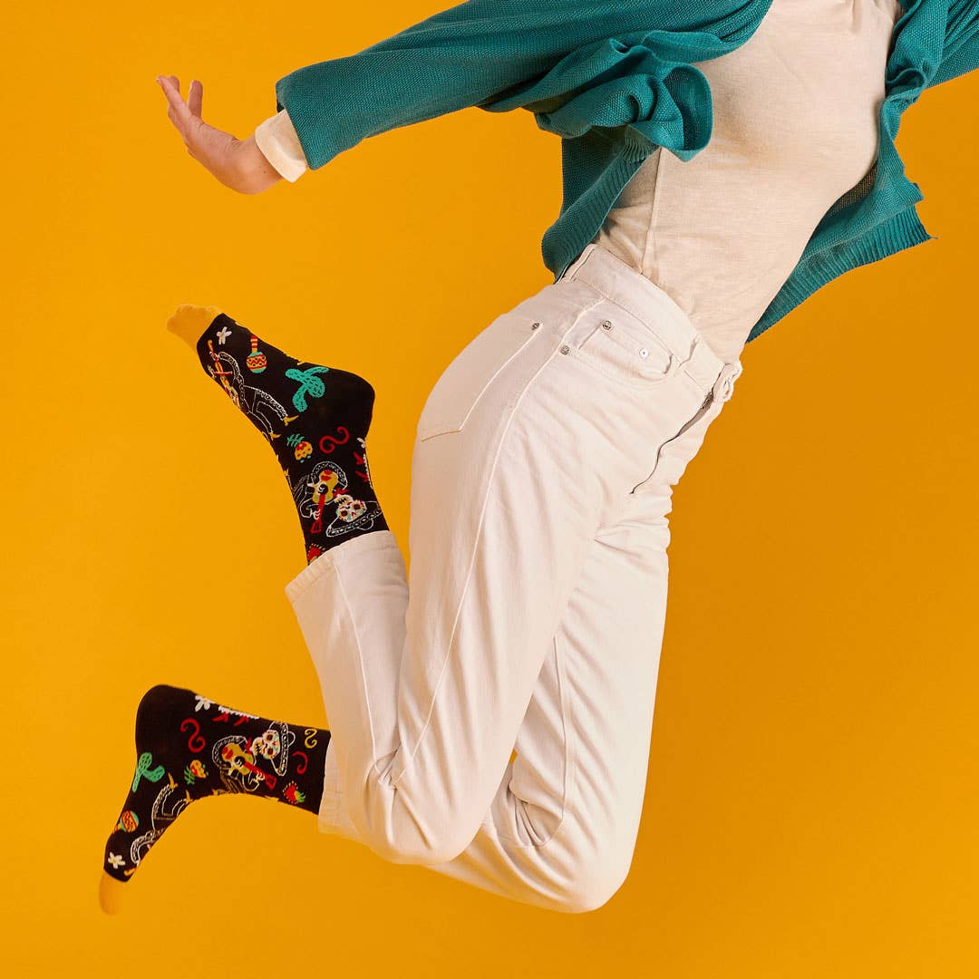 KYLIE CRAZY - Vente Chaussettes – unisexe - Chaussettes unisexes sans couture en coton Mariachi9