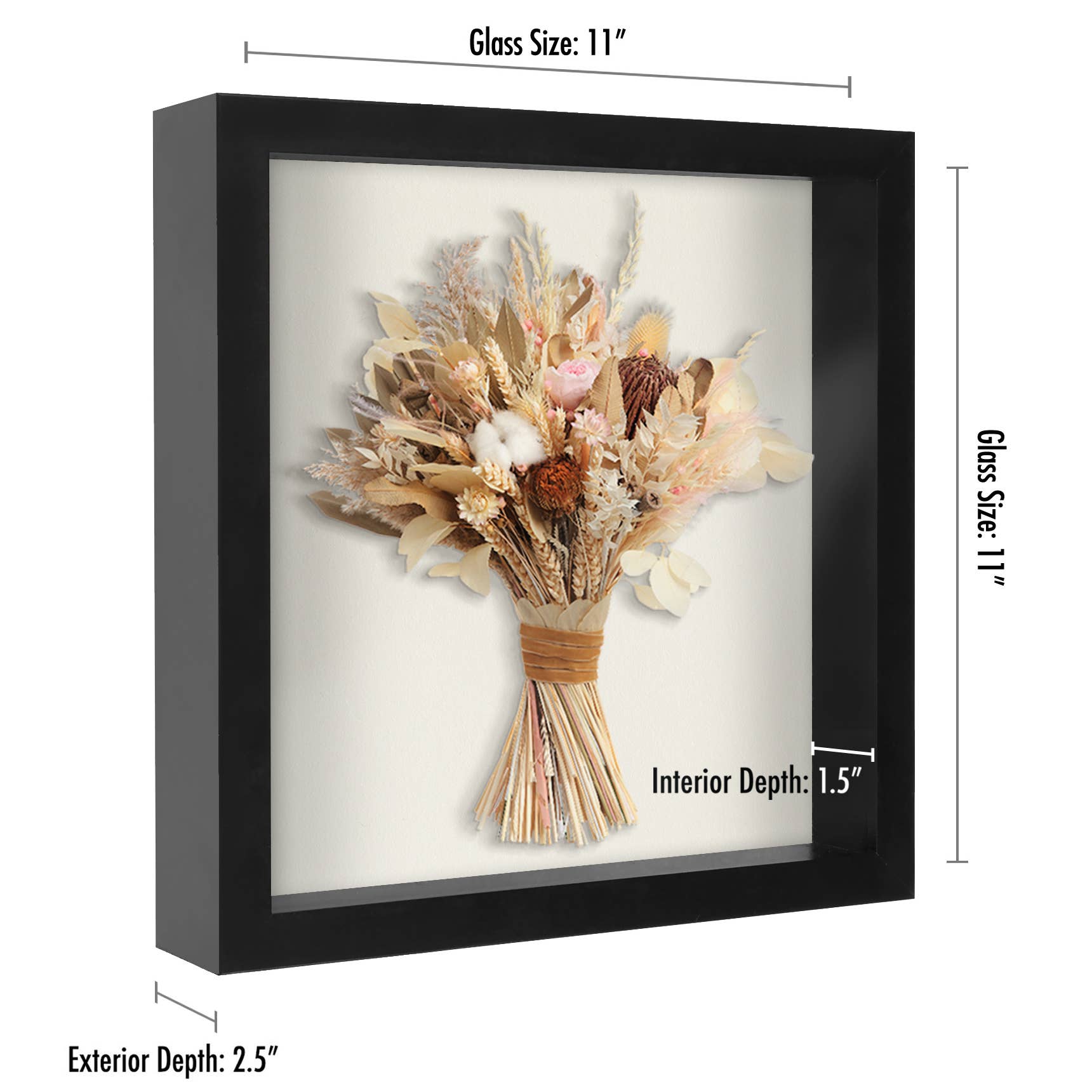 Americanflat Shadow Box Frame with Black Molding (2 Pack) for wholesale on Faire1