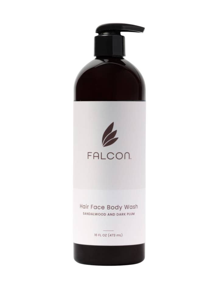 Sandalwood Dark Plum Hair Face Body Wash (FoF) for wholesale by Falcon