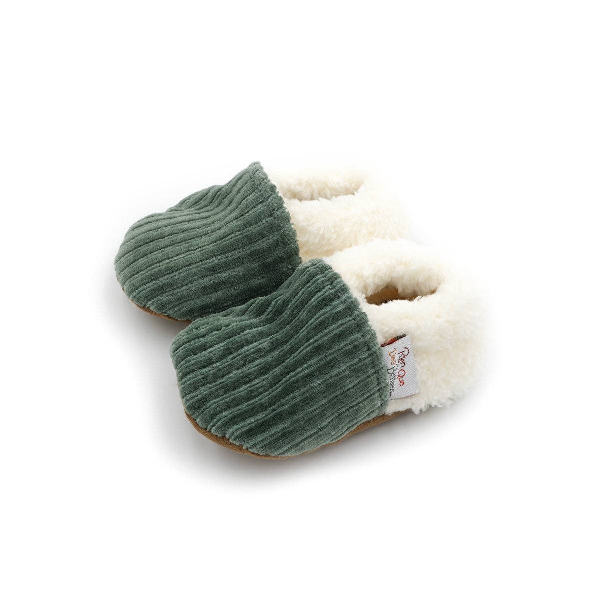 Rien Que Des Bêtises - Wholesale Slippers - Baby - Khaki velvet slippers3