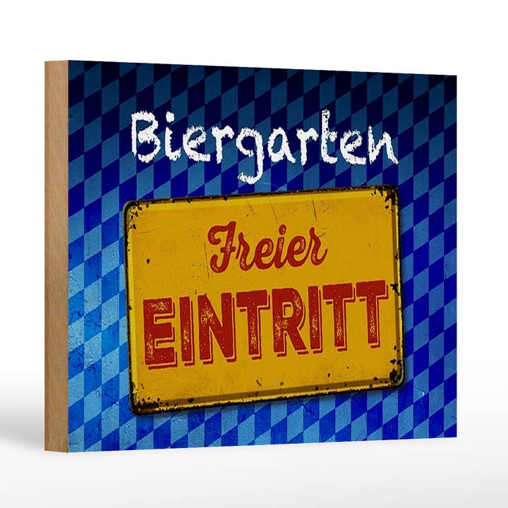 Holzschild Bayern 18x12cm Biergarten freier Eintritt und andere Ergebnisse für königlich bayerischer hoflieferant bier im Großhandel. Kostenlose Rücksendungen und 60-Tage-Zahlungsziel auf Faire im Trend auf Faire.