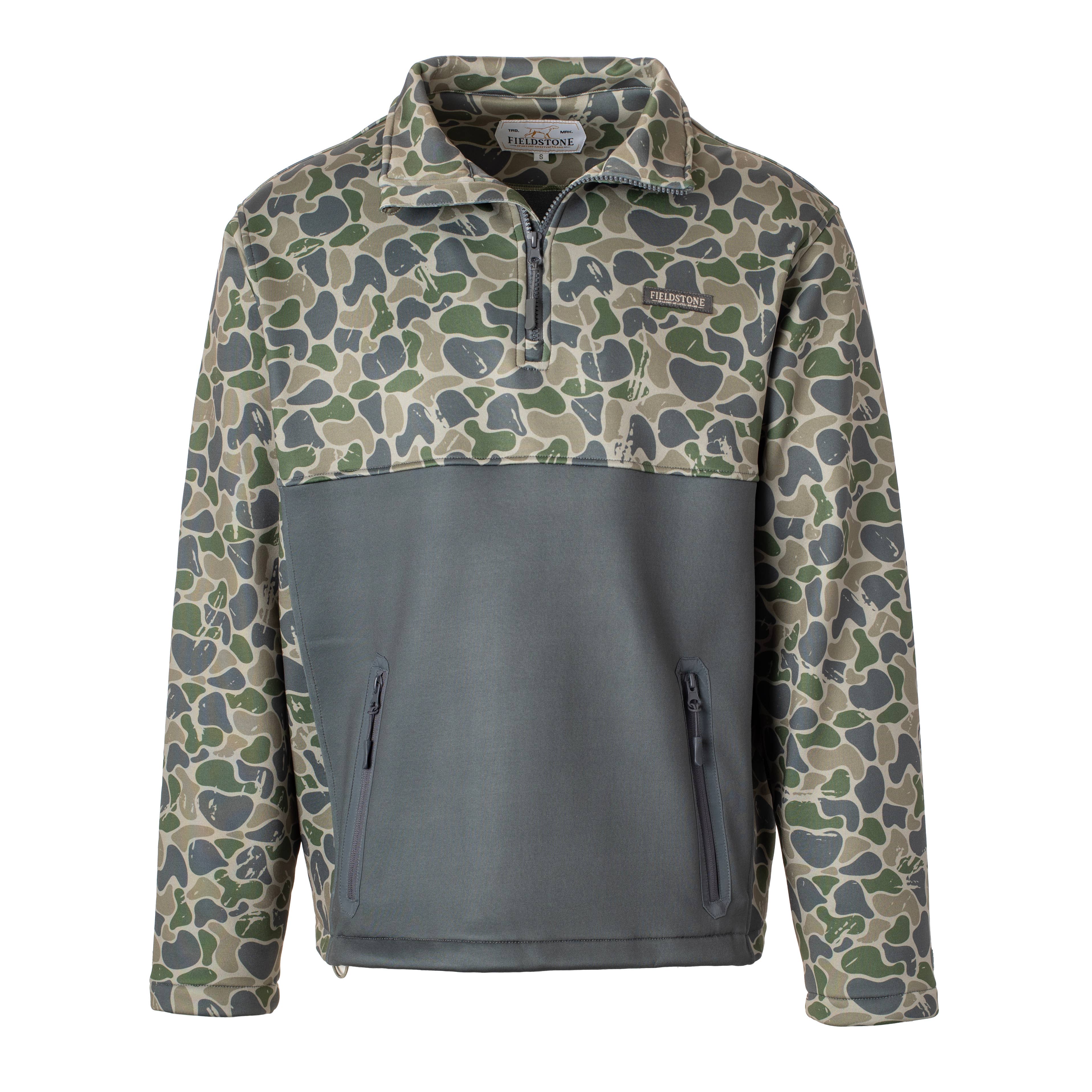 Fieldstone - Sporting Lifestyle Brand - Wholesale Sweatshirt - Men's - Backwoods Camo Quarter Zip (649)