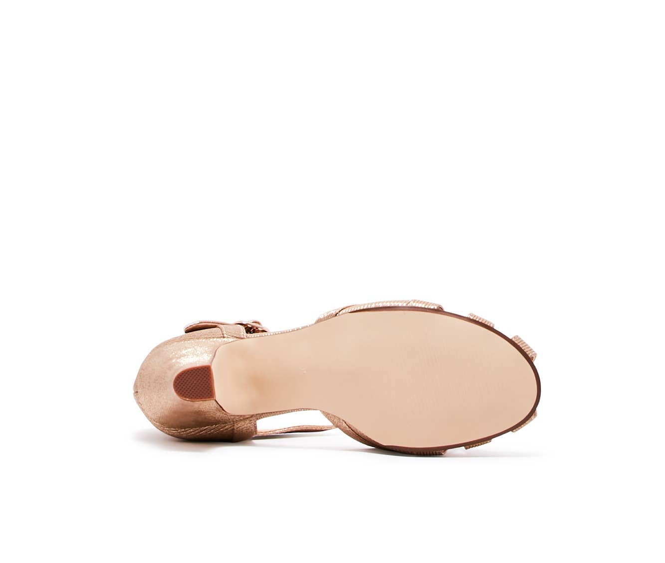 Chelsea Crew – wholesale Högklackade skor - Dam – Sammy metallic guldsandaletter med hög klack och remmar10