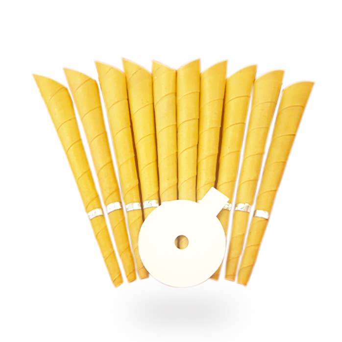 Candele coniche per orecchie x10 per la vendita all'ingrosso da parte di Bio Ethic