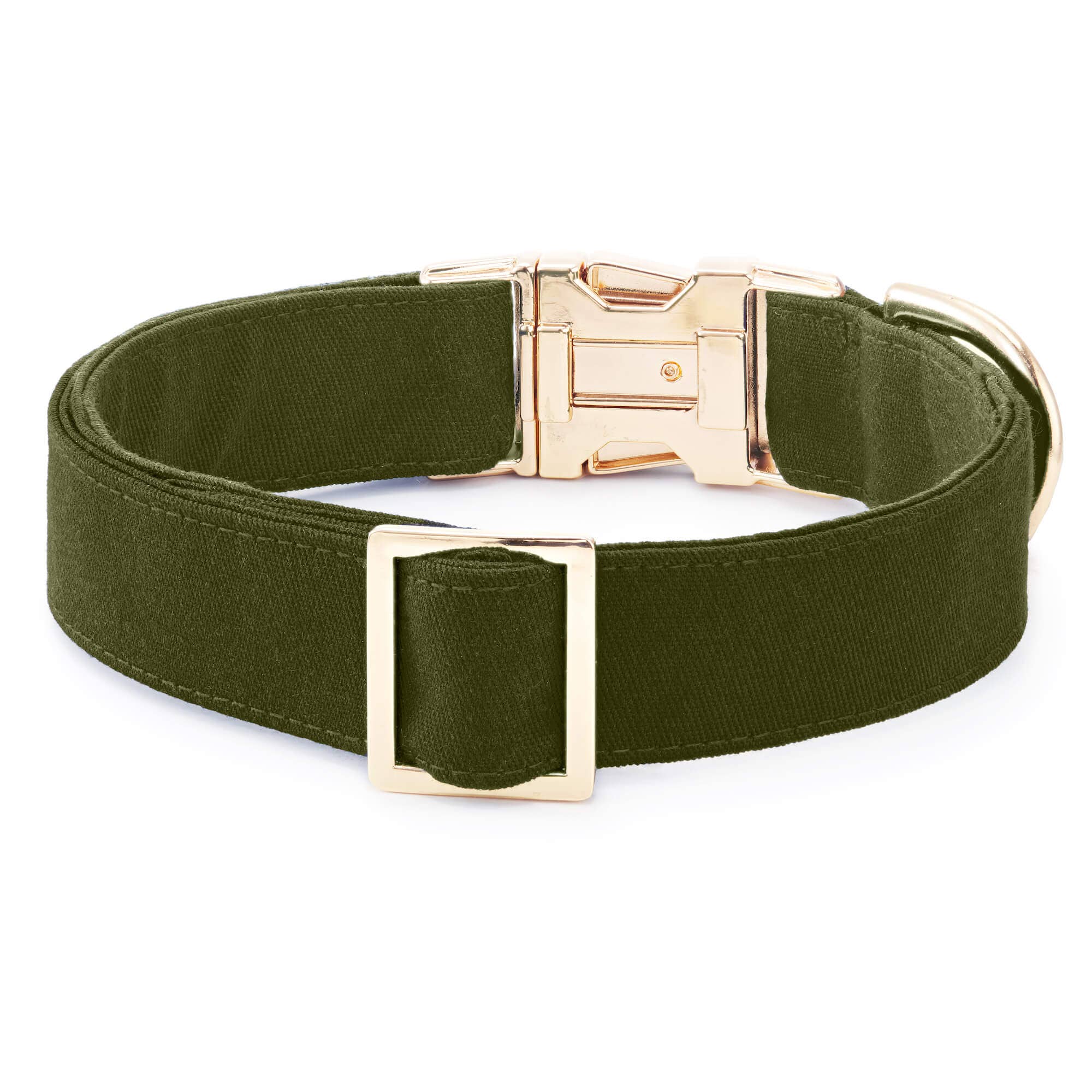 The Foggy Dog - Wholesale Pet Collar - Dog - Olive Dog Collar1