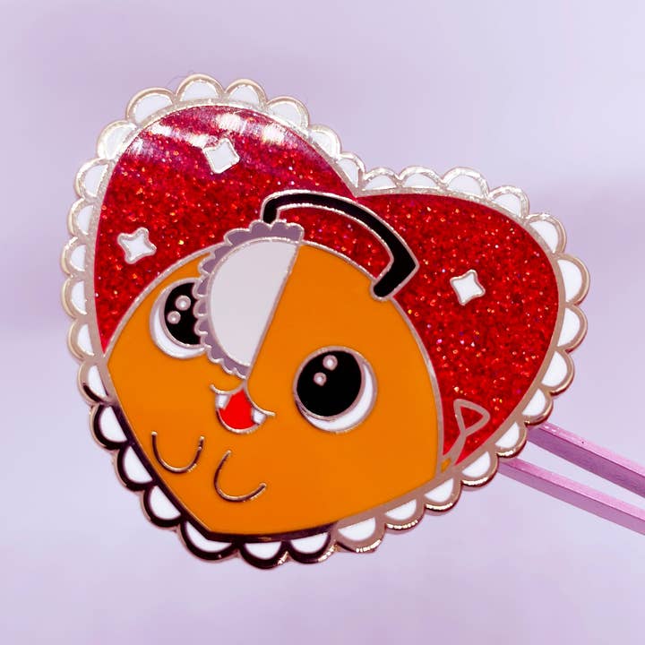 Pochita Pin for wholesale by mintandapple