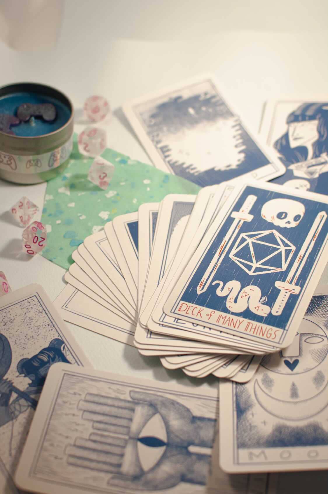 Cat Rocketship - Wholesale Tarot/Oracle Card - Deck of Many Things - Dungeons & Dragons Deck7