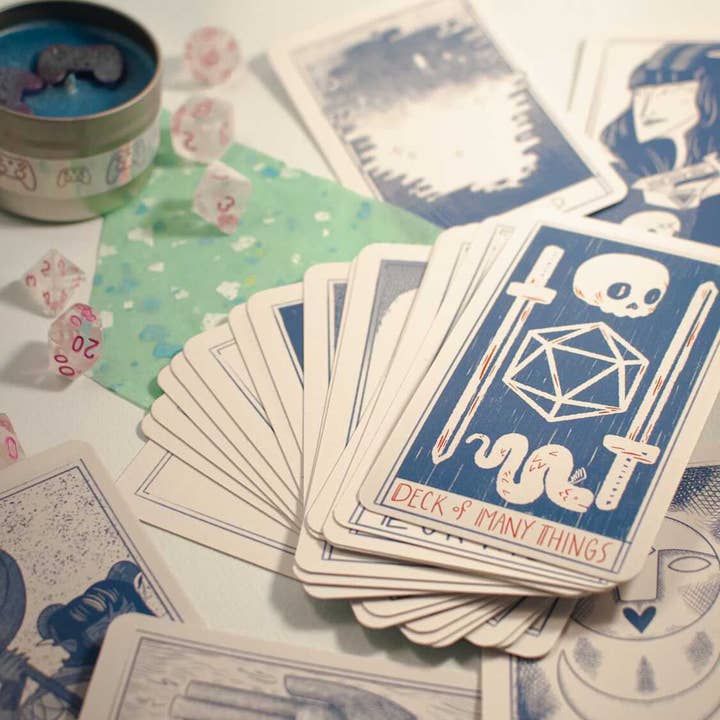 Cat Rocketship - Wholesale Tarot/Oracle Card - Deck of Many Things - Dungeons & Dragons Deck7