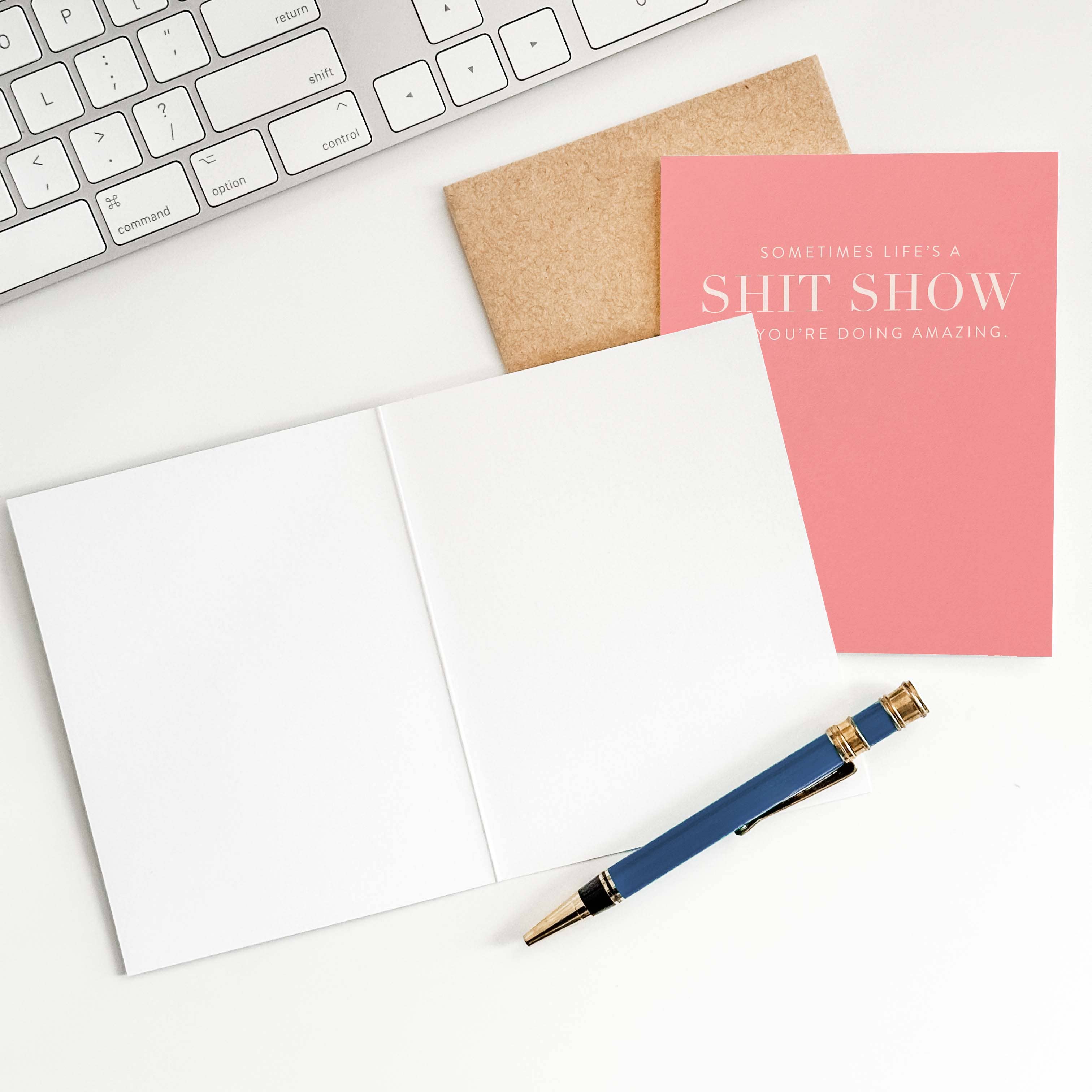 Blú Rose - Wholesale Sympathy Card - Shit Show Sympathy + Encouragement Greeting Card4