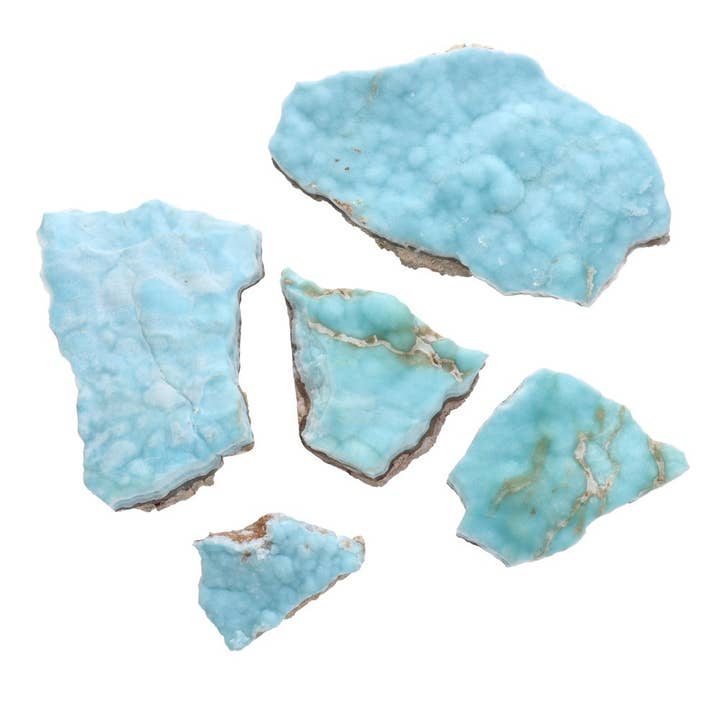 Raw Blue Aragonite for wholesale by Vives de la Cortada S.L