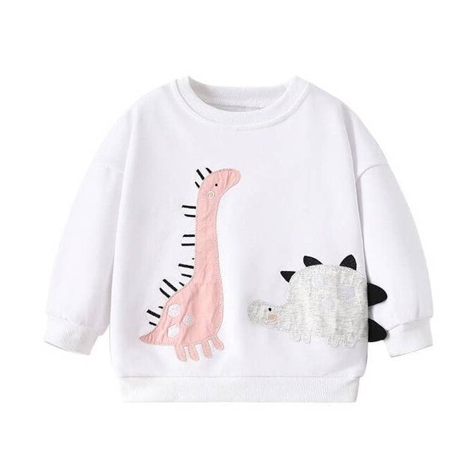 Elegante sudadera casual estampada con cuello redondo para niñas para venta al por mayor de Mirazshoes WholeSale