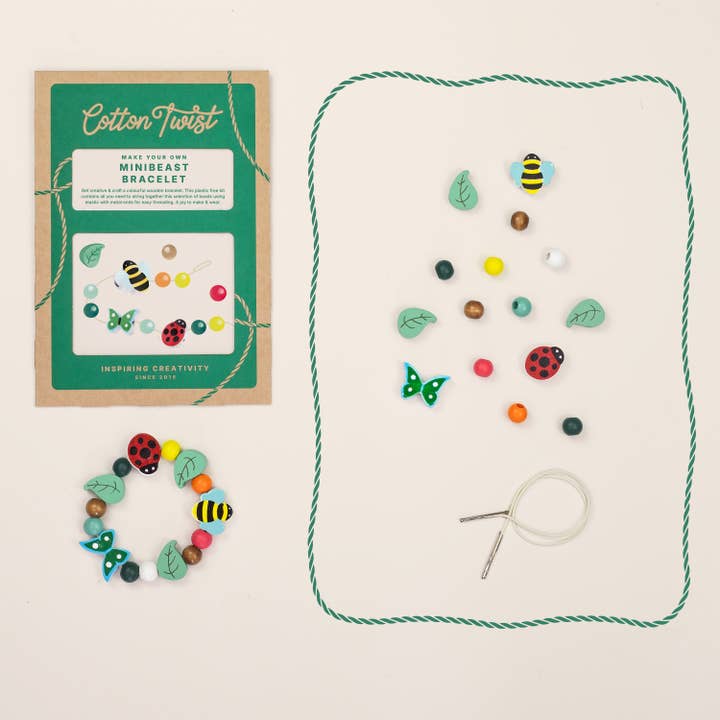 Cotton Twist (USA DUTIES PAID) - Wholesale DIY Jewelry - Kids - Make Your Own Minibeast Bracelet2