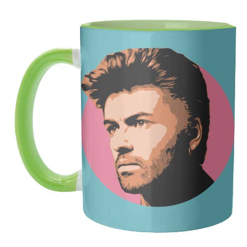 ART WOW - Wholesale Coffee Mug - Mugs 'GEORGE - BLUE' by DOLLY WOLFE6