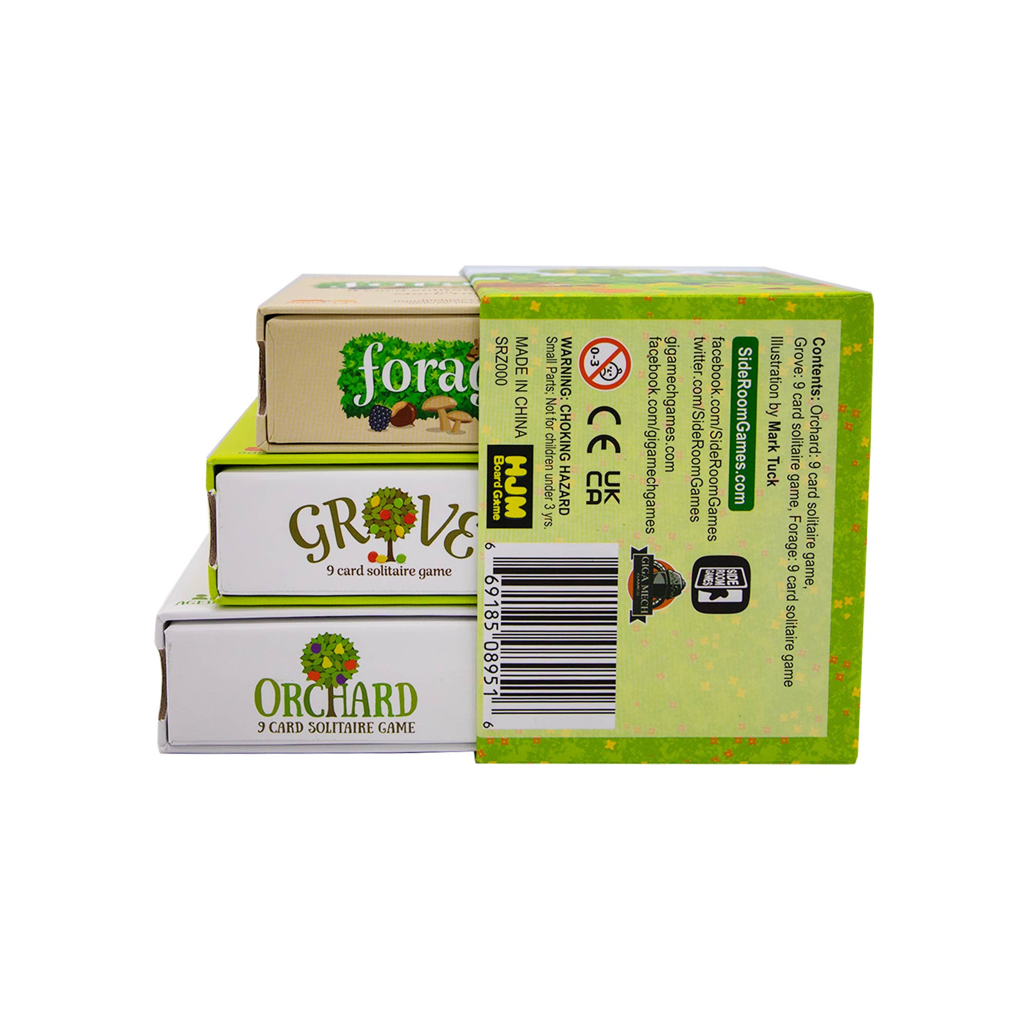 Bridge Distribution - Wholesale Card Game - Harvesting Trilogy - Orchard, Grove and Forage 3-Pack3