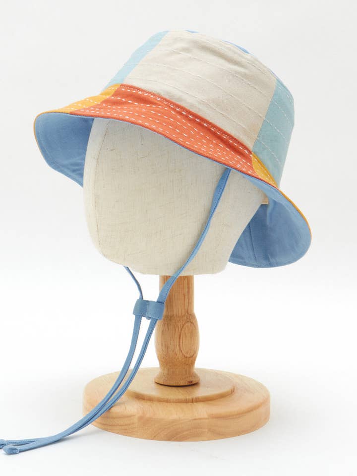 Sombrero de Cubo para Bebé a Cuadros - Crepúsculo para venta al por mayor de Anchal