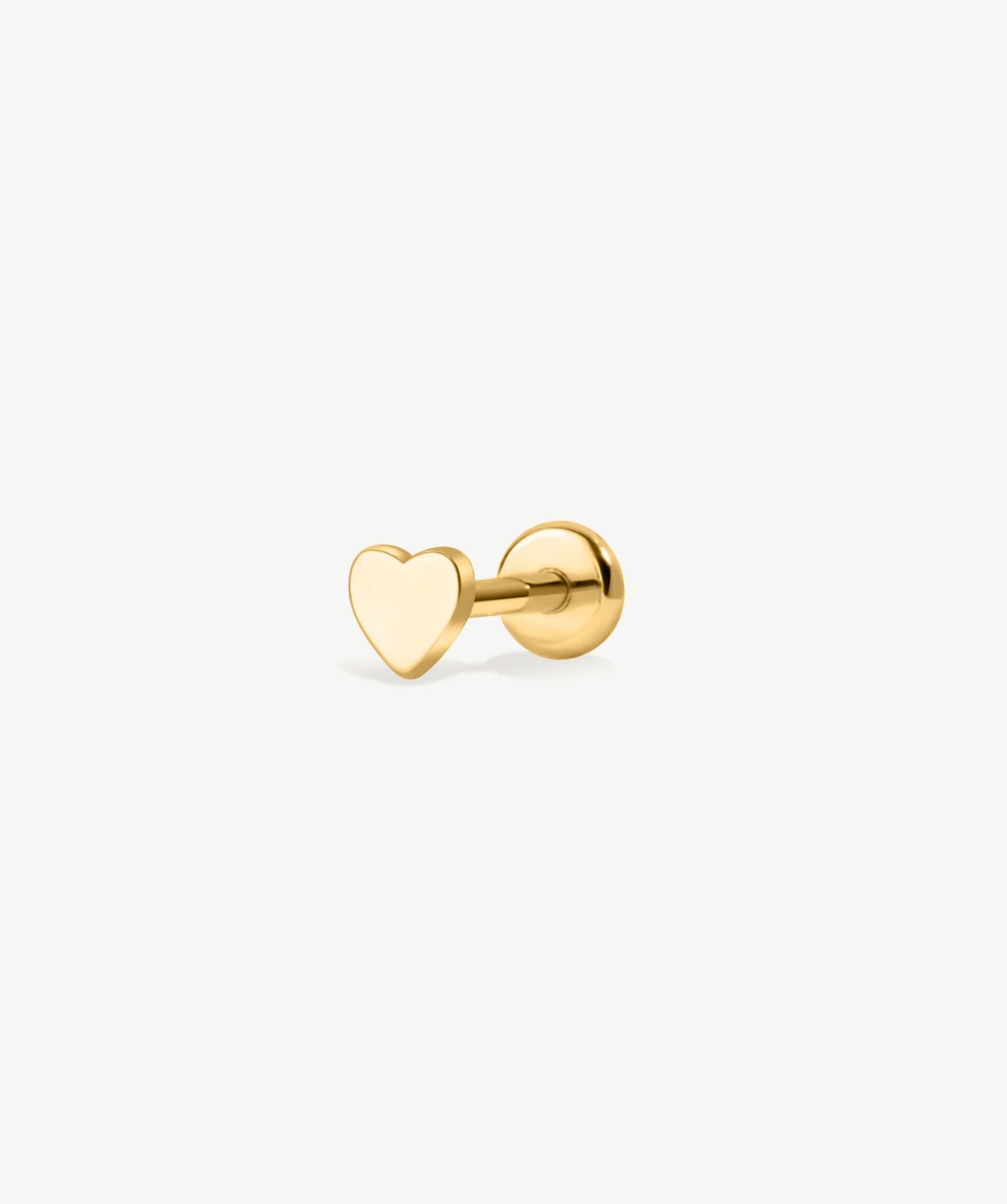Shop Aiti - Wholesale Stud/Post Earrings - Heart Flat Back Stud0