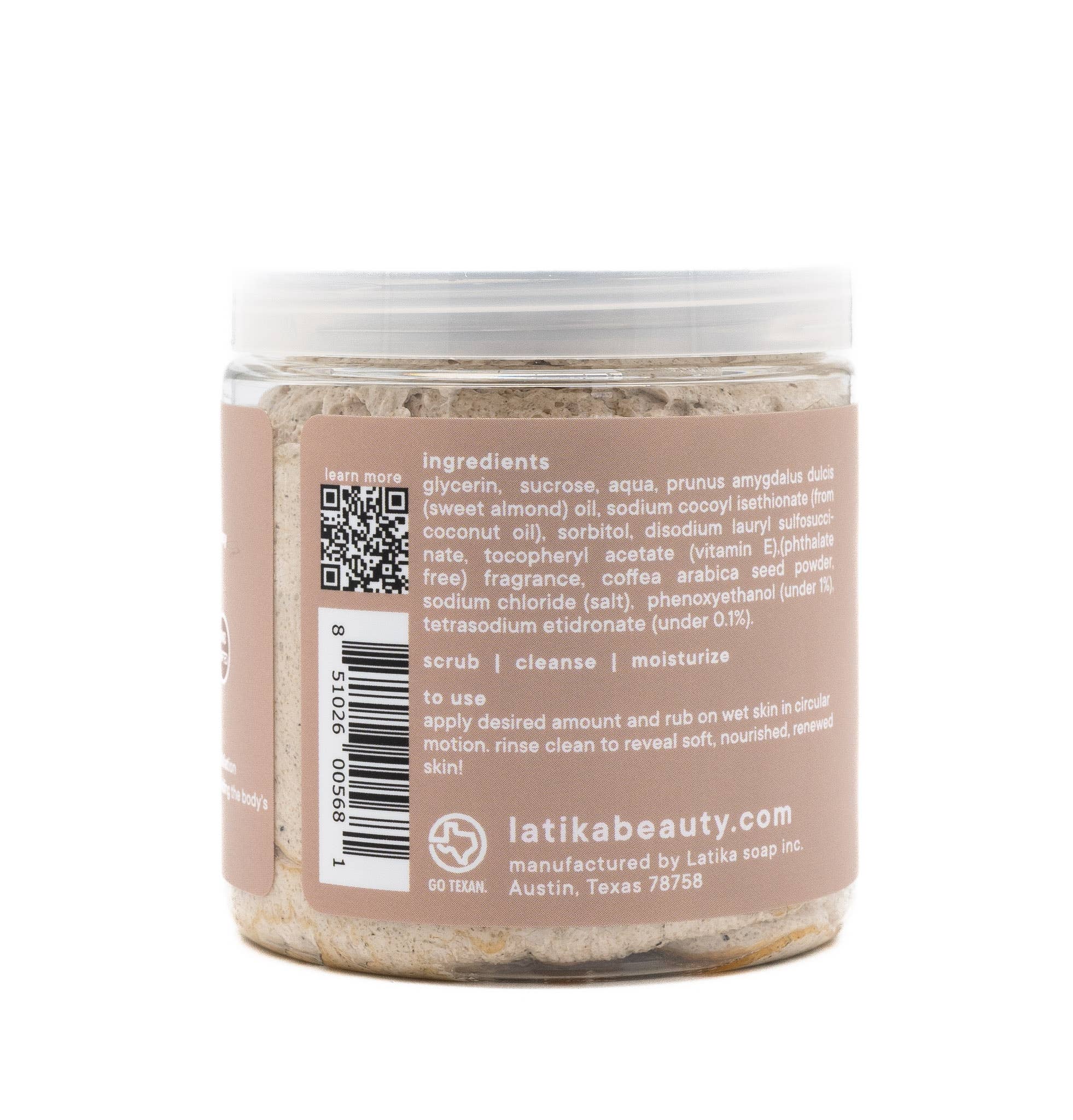 Latika Beauty – Engroshandel Bodyscrub/eksfolierende produkt – Pisk Skrub - Morgenkaffe ˗ˏˋ☕ˎˊ˗4