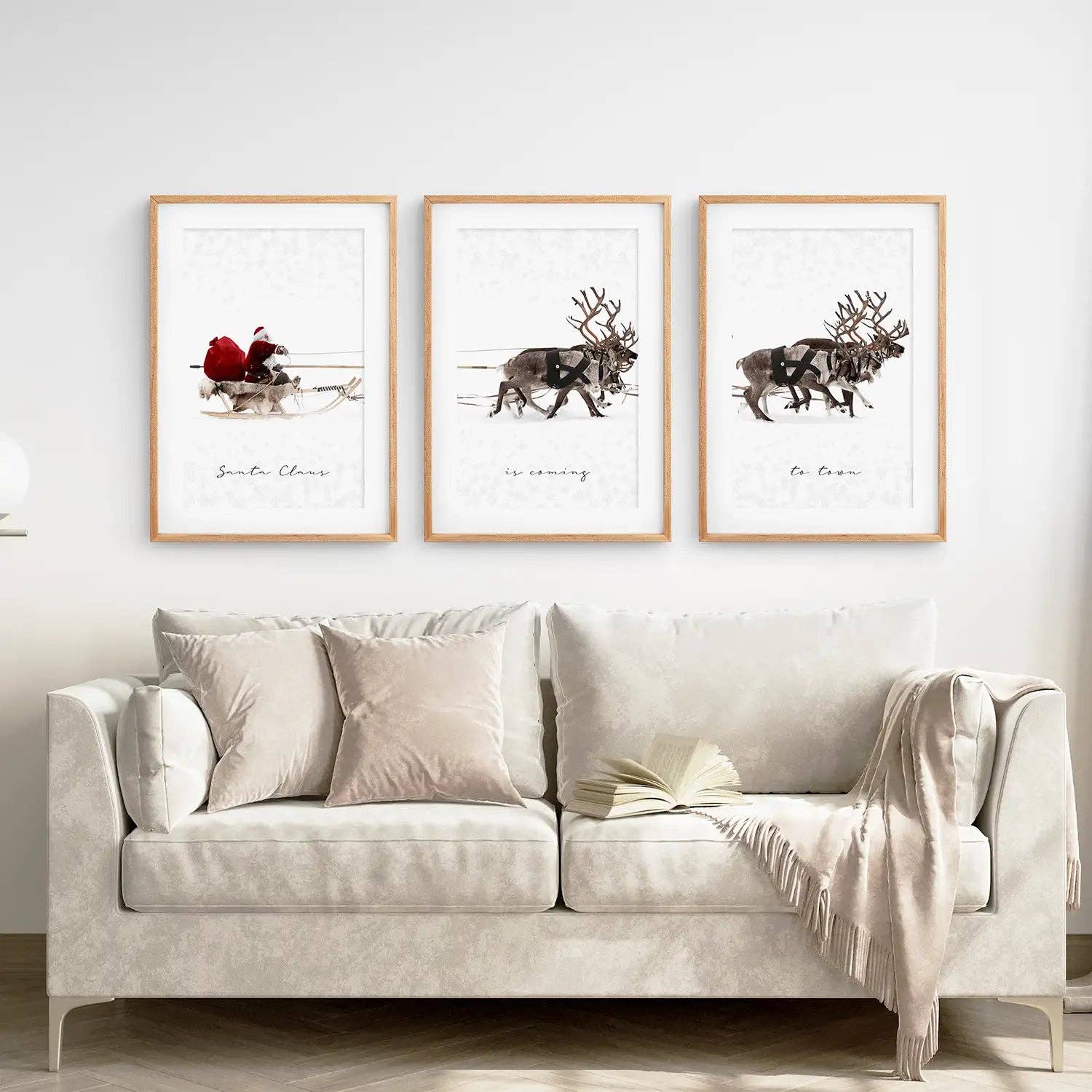 Art Lane – wholesale Art print – Christmas Santa Claus With a Sleigh Art Print6