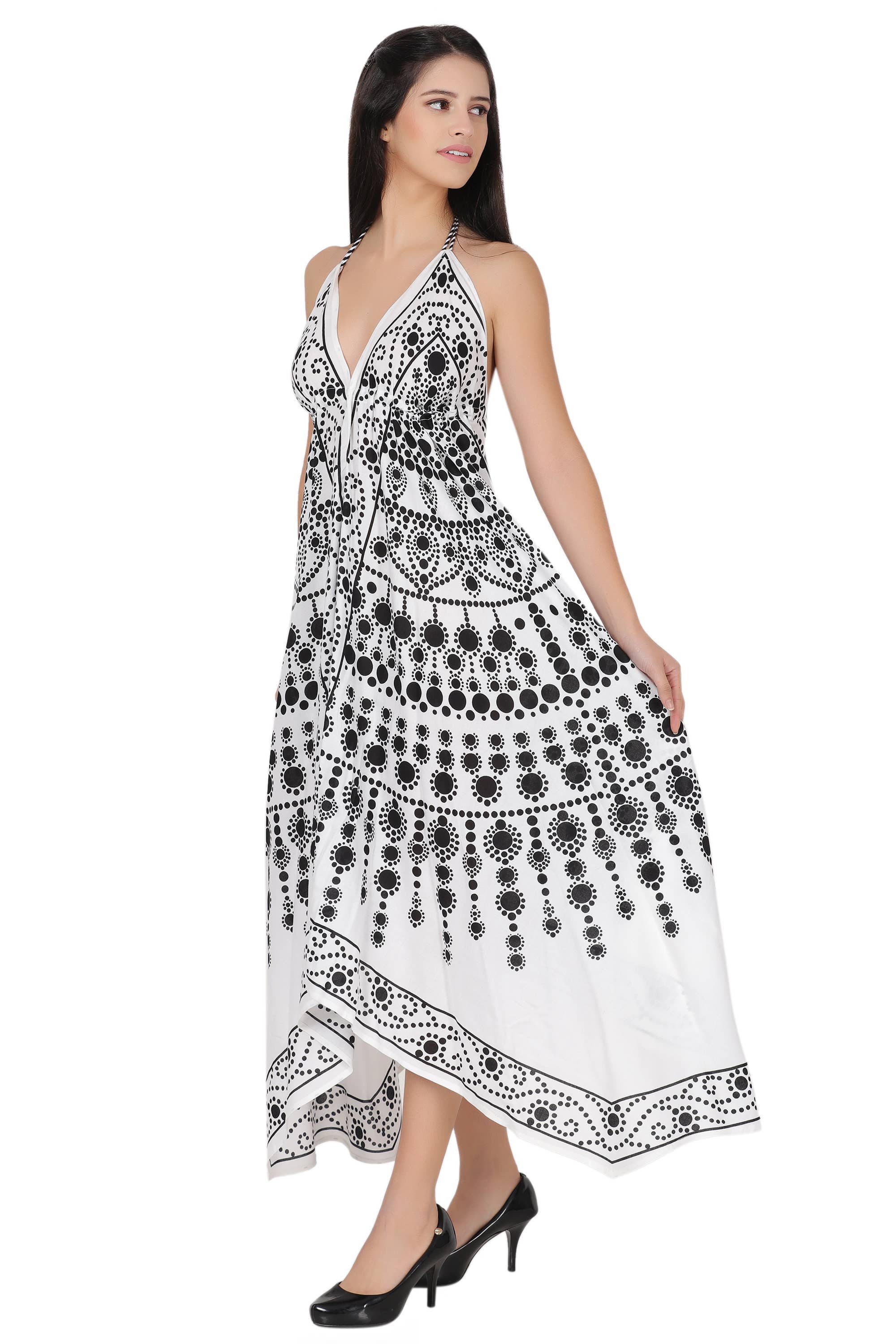 Assorted Halter Top Scarf Dress 1953 for wholesale on Faire8