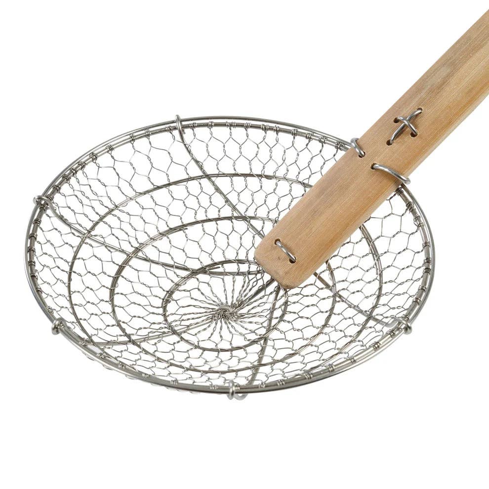 EcoQuality - Wholesale Kitchen Tool/Gadget - J30-0036/J30-0037, 5" & 7" Joyce Chen Stainless Steel Spider Strainer2