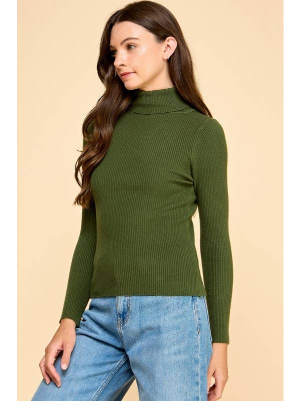 MIO WHOLESALE - Wholesale Knitted jumper – Women′s - CTN03 CLASSIC TURTLE NECK LONG SLEEVE KNIT SWEATER11