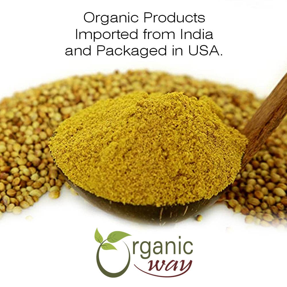 Organic Way LLC - Wholesale Herbs - Premium Coriander Powder (Coriandrum sativum) - Adds Flavour & Aroma | Kosher Certified | Vegan, Non GMO & Gluten Free | USDA Certified | Origin - India6