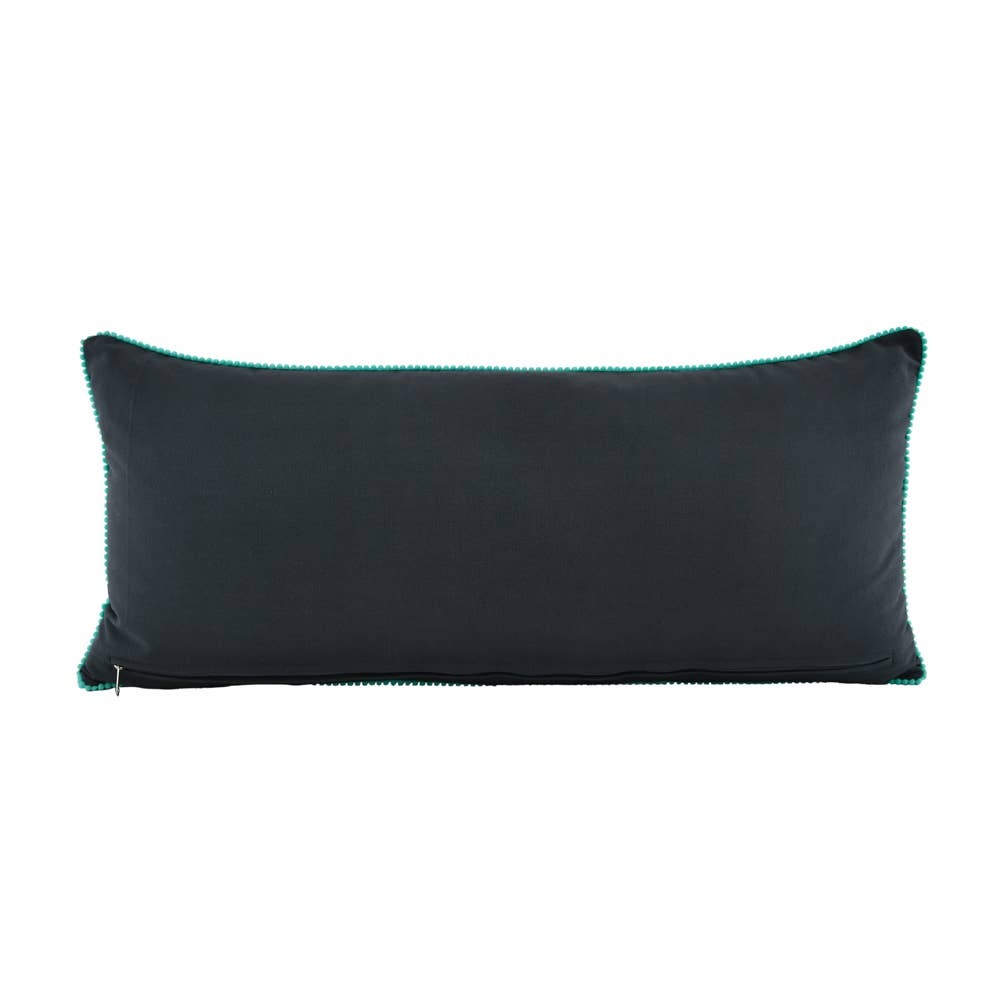 Karma Living - Wholesale Lumbar Pillow - Set of 2 Floral Finest Blossom Canvas Pillows 16x36"3