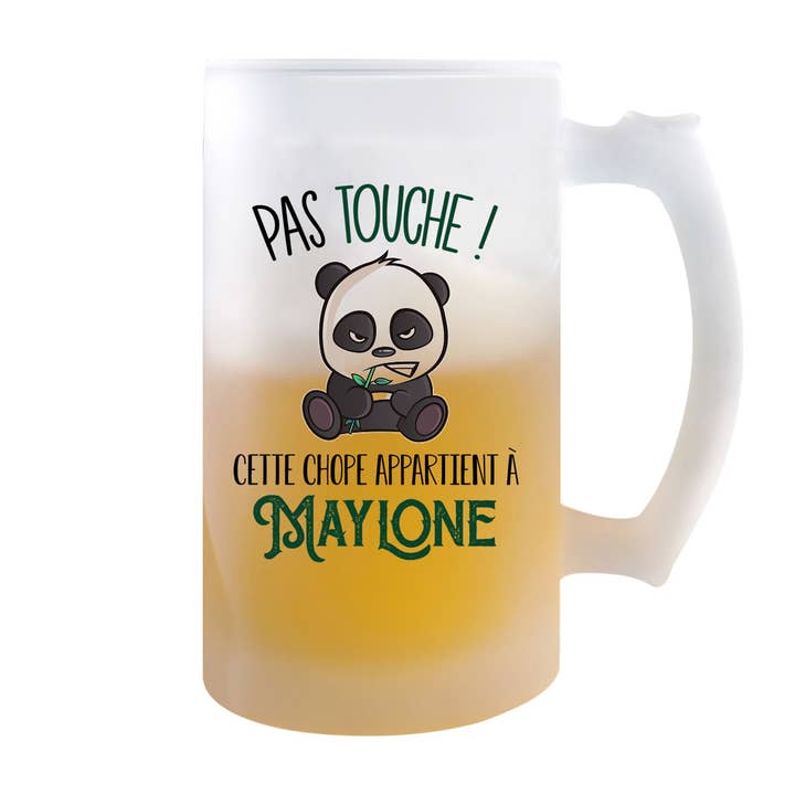 Chope de bière Maylone Pas Touche Panda pour la vente par Planetee