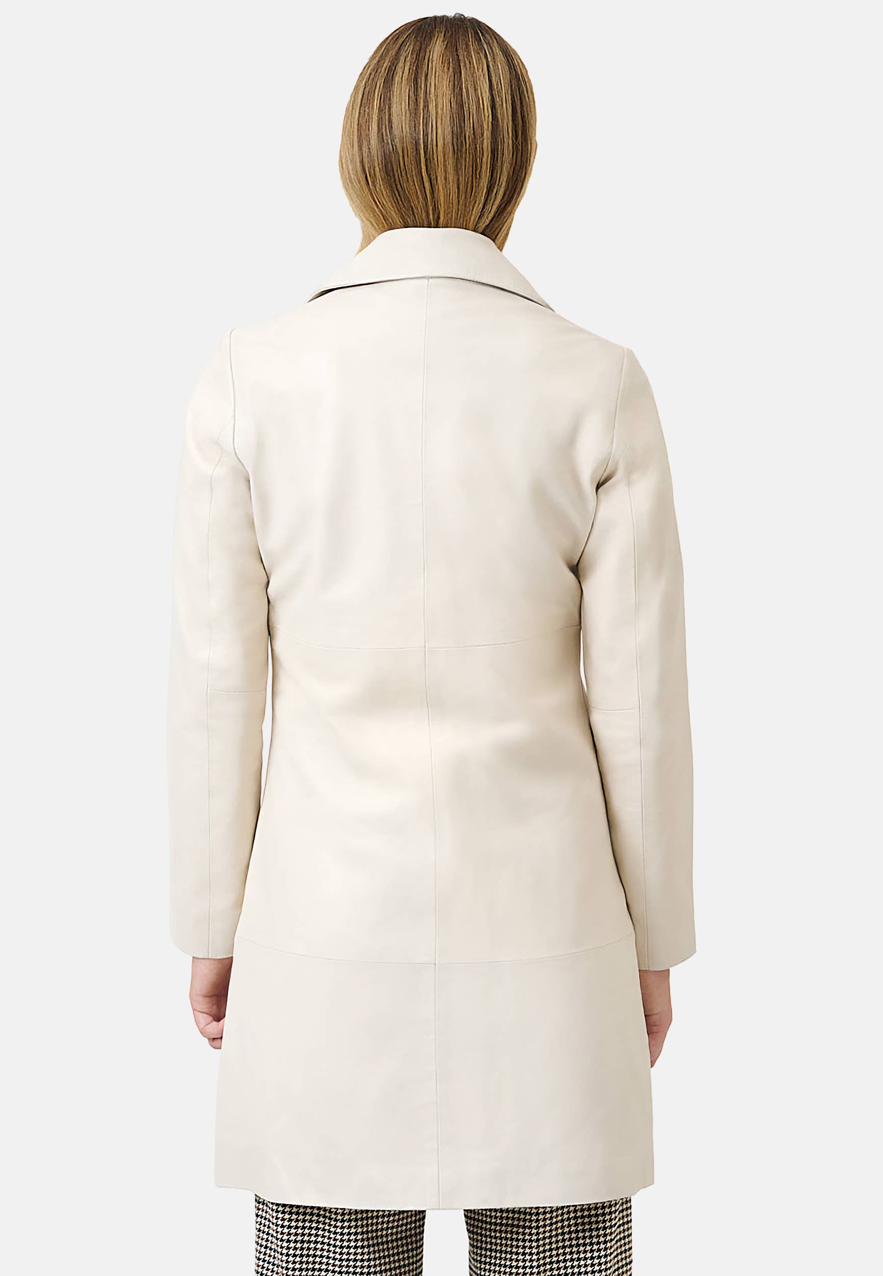 Ricano – Großhandel Mantel - Damen – Klassischer Damen Ledermantel Marzia  - Lamm Nappa Leder2