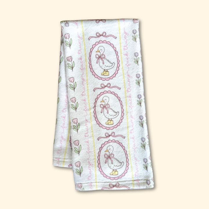 M*rde Trump Cottage Oie Serviette à Main pour la vente par Grateful Thread Co.