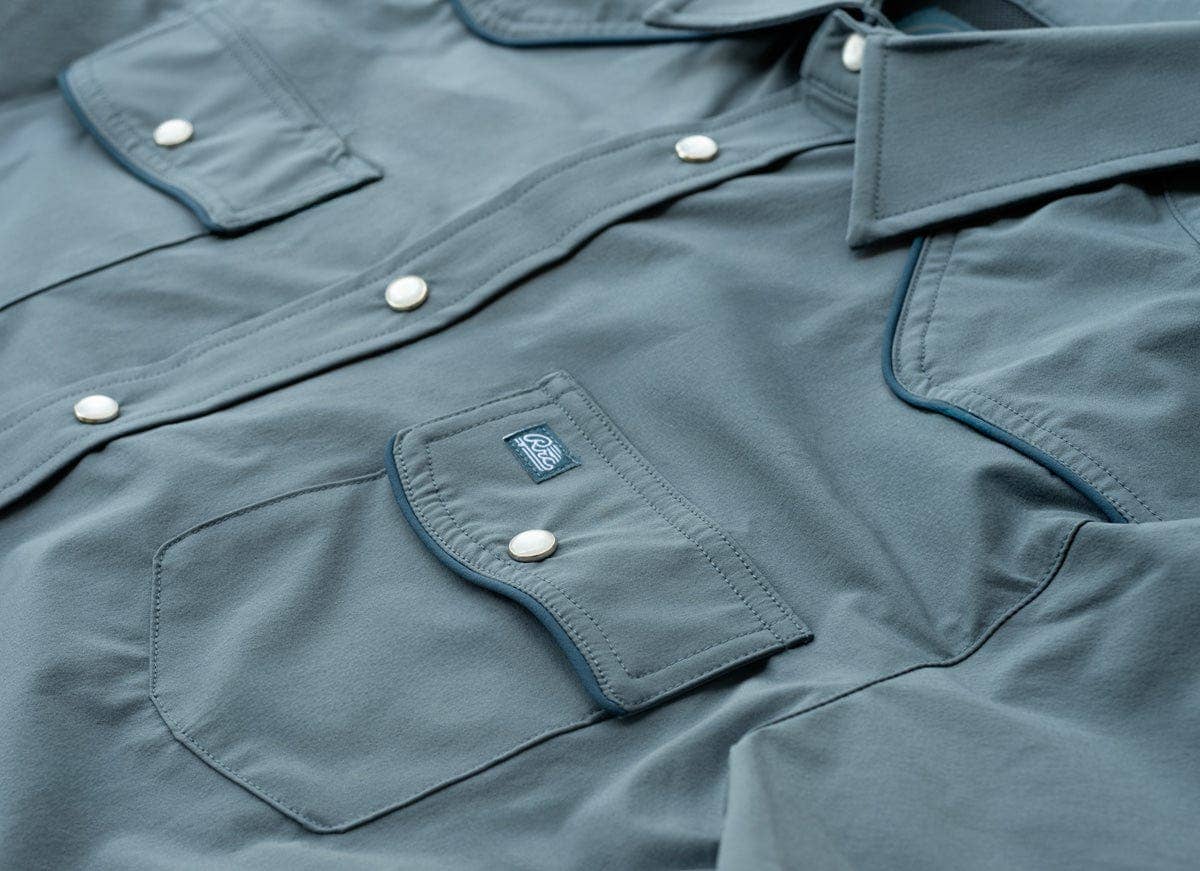 River Road Clothing Company – Großhandel Hemd mit Button-down-Kragen – Herren – Rio Pearl Snap-Hemden (Kurzarm)4