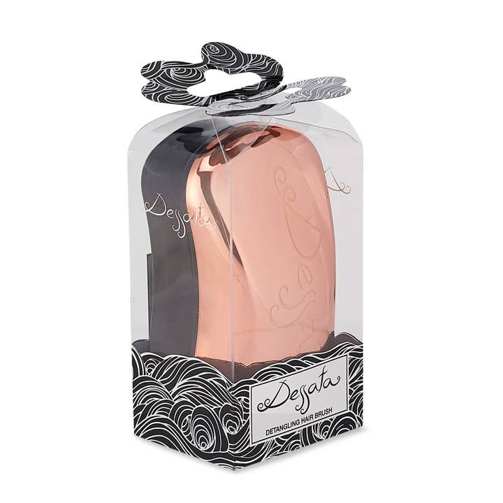 Dessata - Wholesale Hair Brush/Comb - Dessata detangling hairbrush (travel size) - METAL ROSE GOLD3