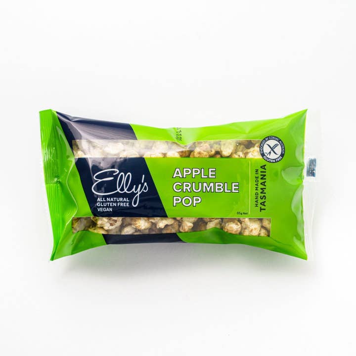 Elly's Gourmet Confectionery - Wholesale Popcorn - Apple Crumble POP 65g1