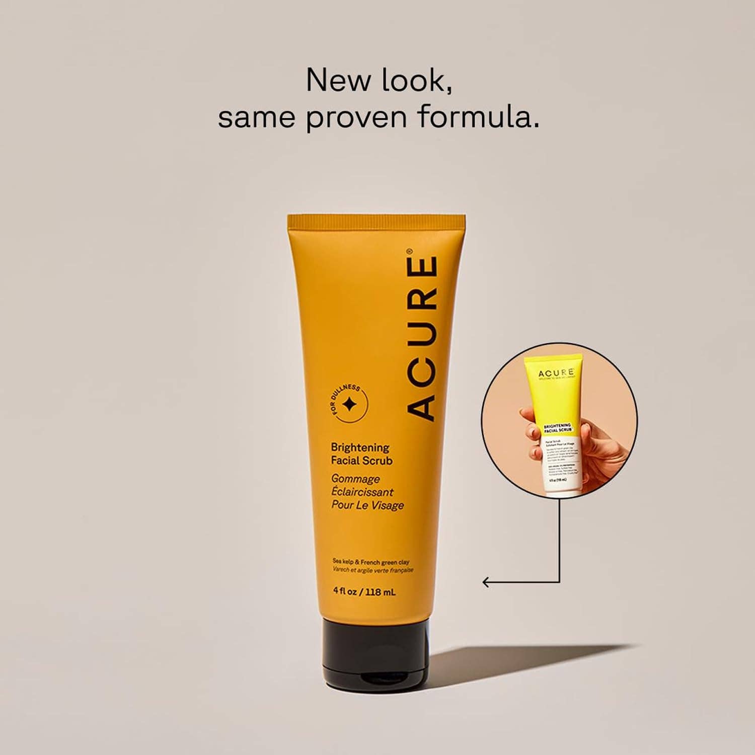 MEHIAZ – Großhandel Gesichtspeeling – Acure Aufhellendes Gesichtspeeling mit Meeresalgen, 118 ml1