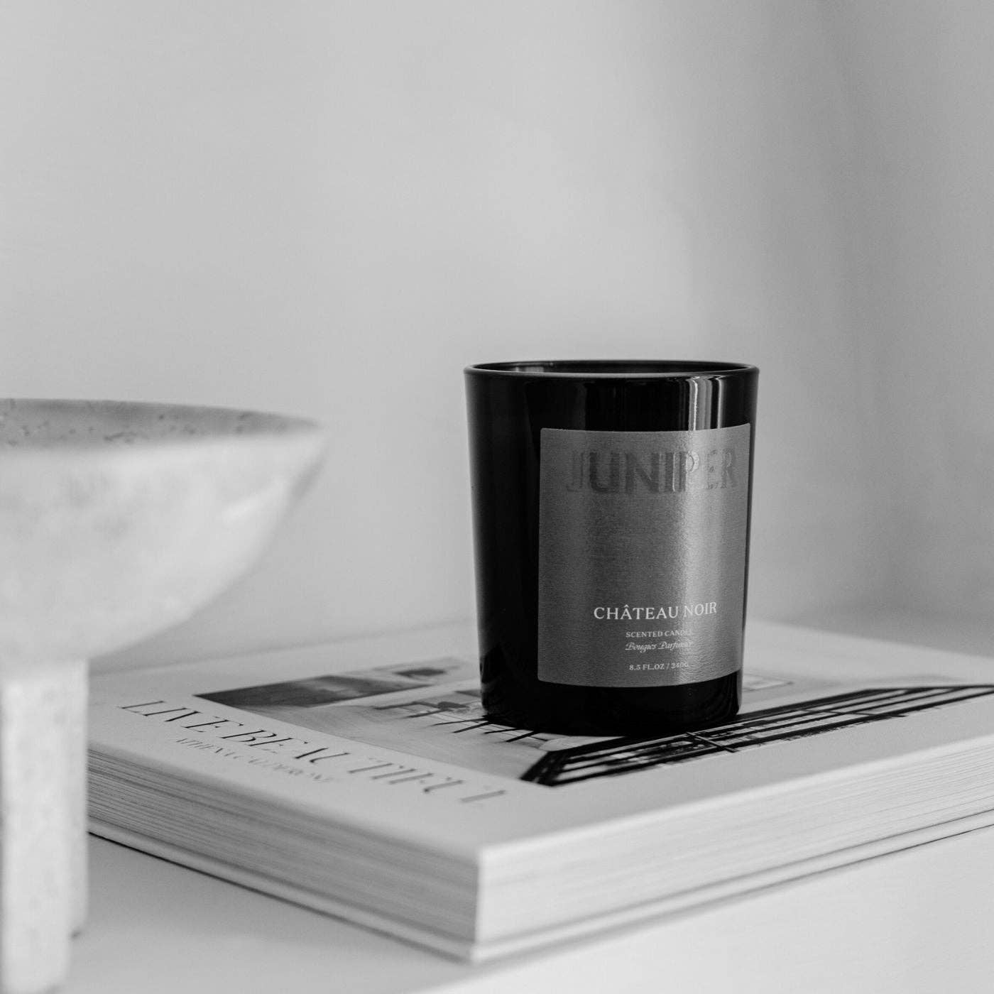 Juniper - Wholesale Jar/Filled Candle - Scented Candle Château Noir - 240 g1