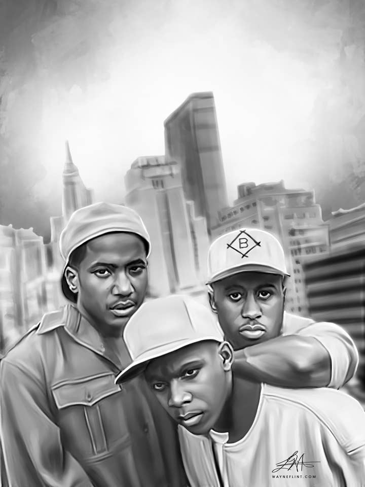 A Tribe Called Quest for wholesale by Wayne Flint Digital Portraits