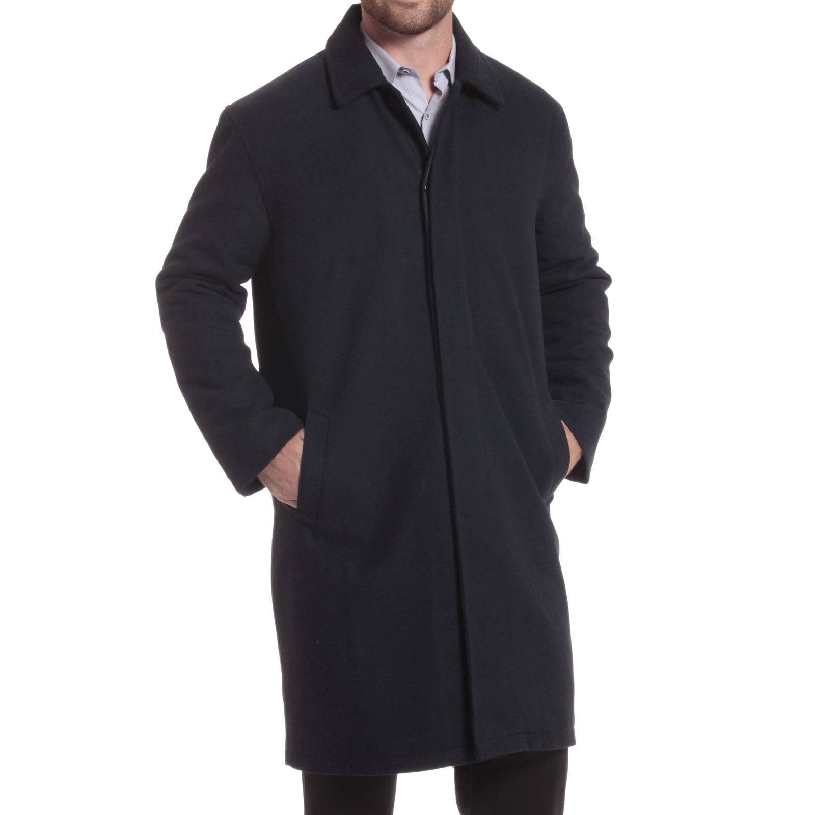 Alpine Swiss – Gabardine - Homem por atacado – Jaqueta masculina Zach na altura do joelho Top Coat Trench Wool Blend Over8