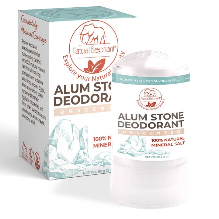 Natural Elephant - Wholesale Deodorant - Unisex - Alum Natural Deodorant Stick