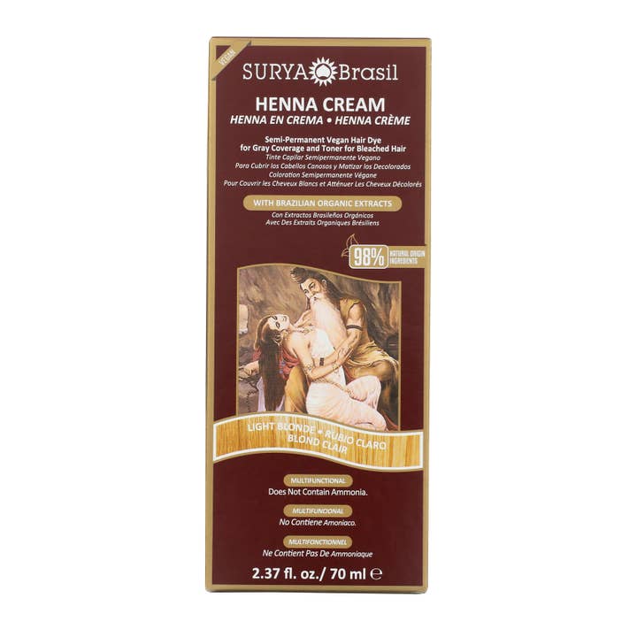 Henna Creme Lys Blond for engroshandel hos Surya Brasil
