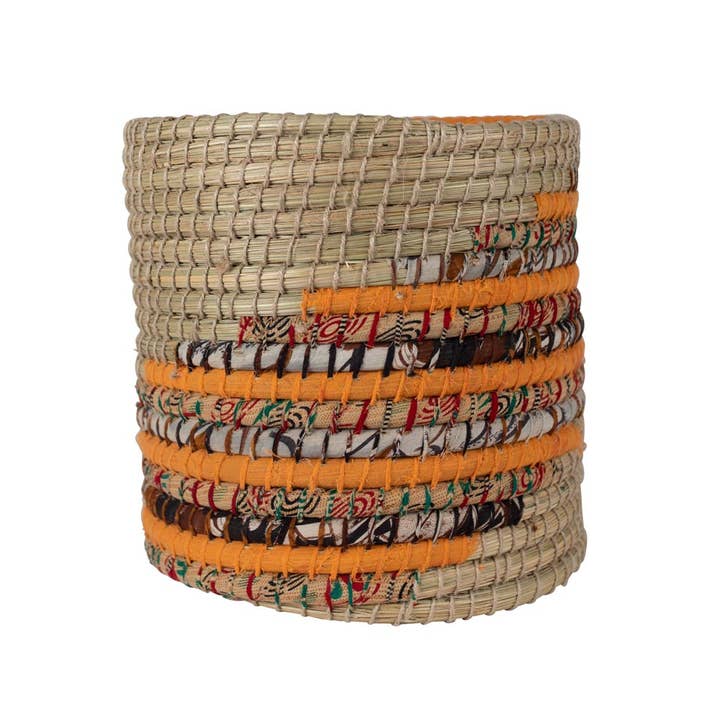 Ten Thousand Villages - Wholesale Basket - Kaleidoscope Basket 12"
