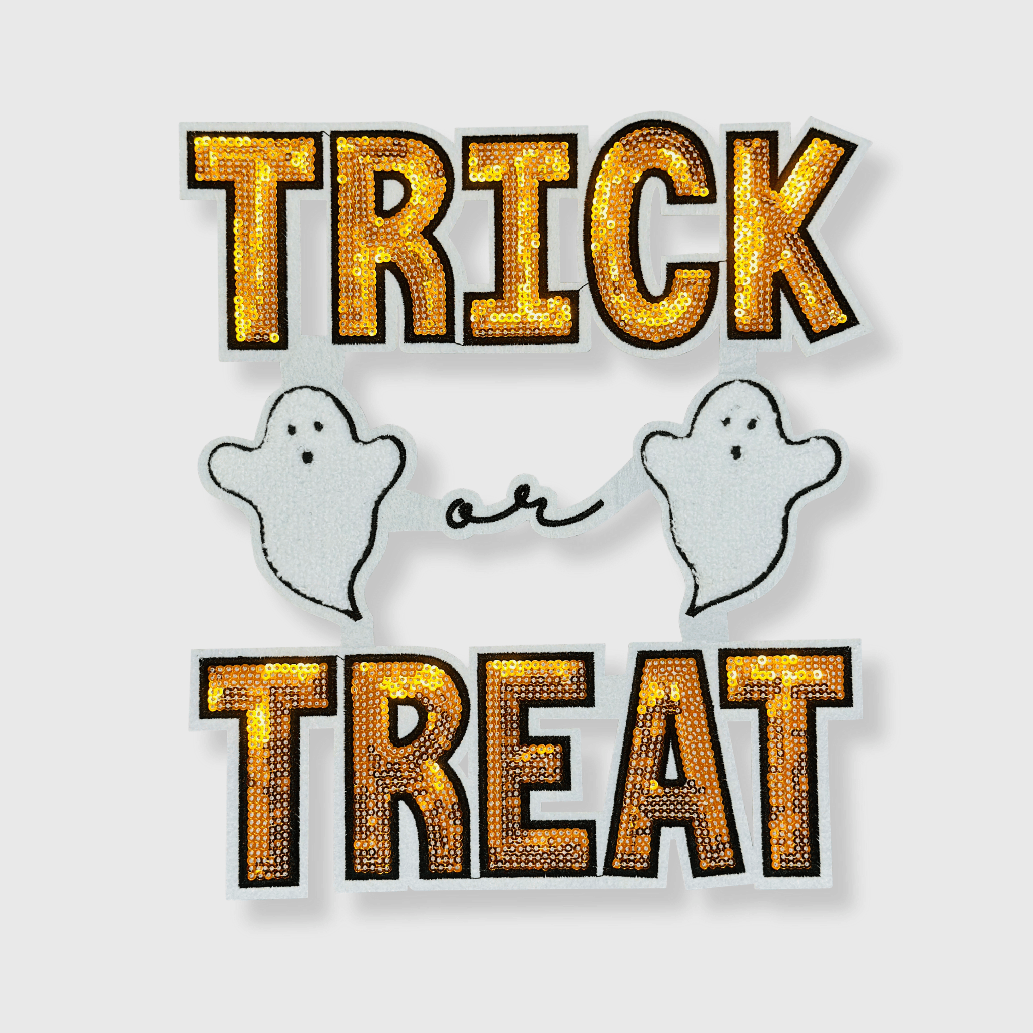 ILTEX Apparel - Wholesale Patch - CP1104 - Trick or Treat Ghost Sequin Patch0
