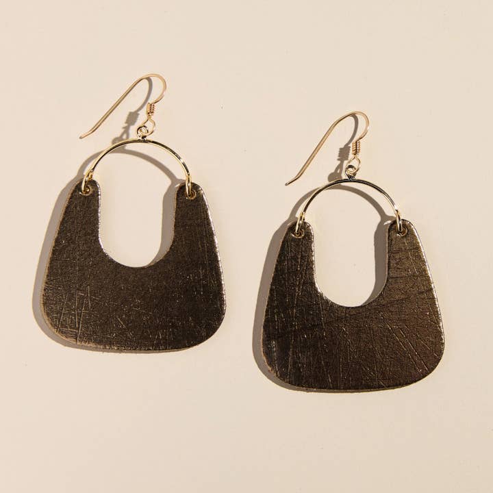 Noras de bronce vintage para venta al por mayor de Nickel and Suede