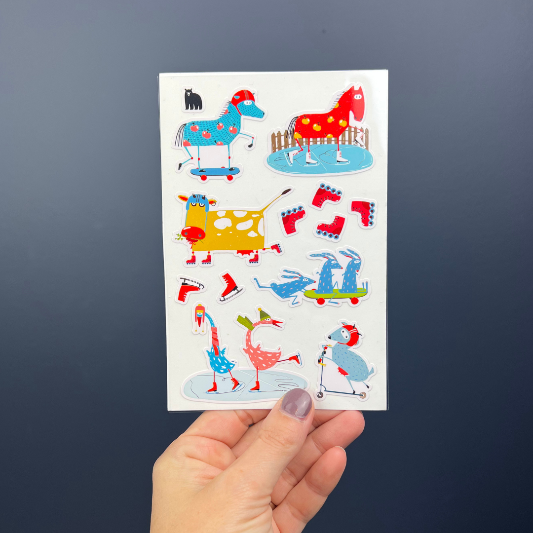 Four Bears Sticker Club - Venta al por mayor Pegatinas - Niños y bebés - Patina en la granja2