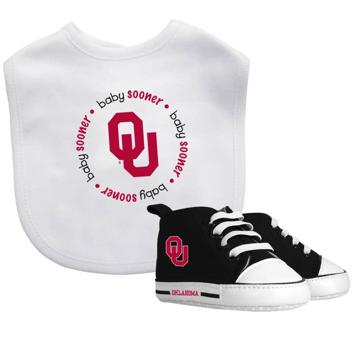 Masterpieces Puzzles - Wholesale Clothing Set - Baby - Oklahoma Sooners - 2-Piece Baby Gift Set