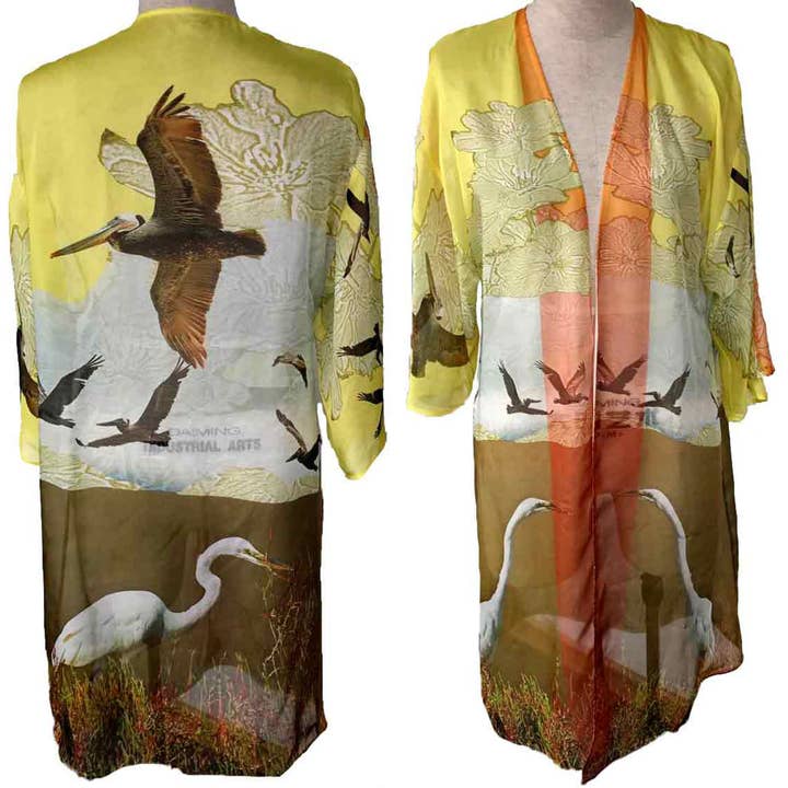 Malibu-Seiden-Kimono für den Großhandel von Obscura Designs