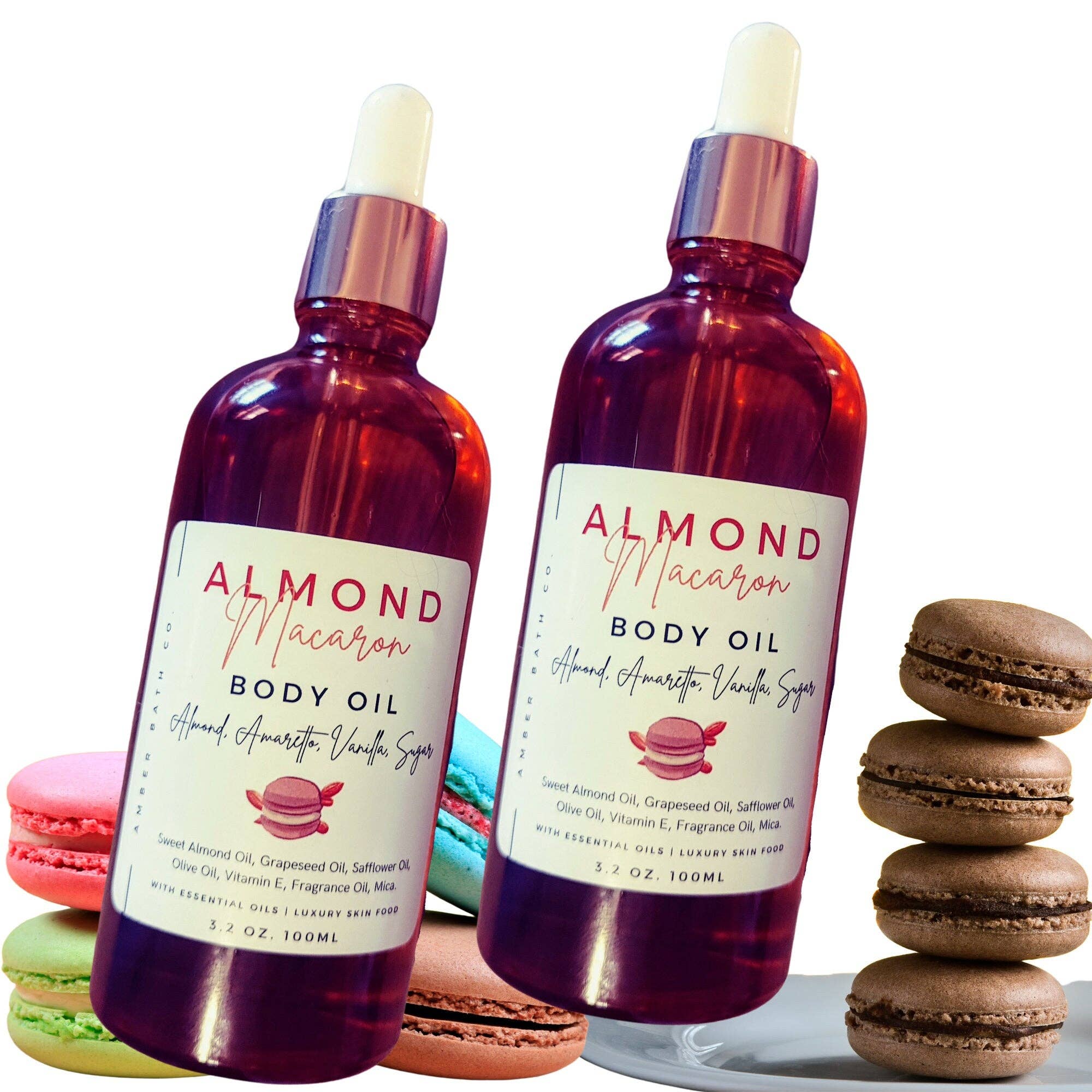 Amber Bath Co - Wholesale Bath/Body Oil - Scented Body Oil | 50 Scent Options | 3.2 oz.4