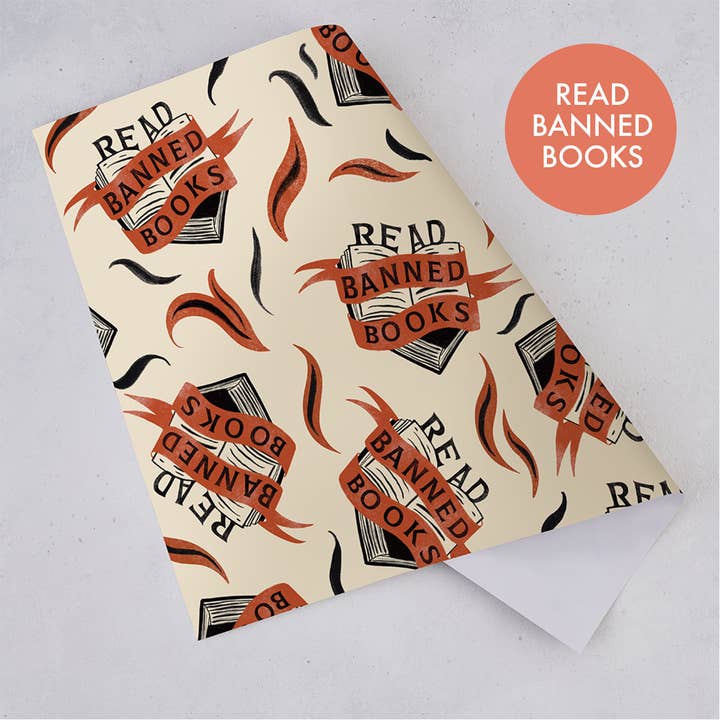 Bookishly (No US Import Fees) - Wholesale Flat Wrap - Book Gift Wrap Bulk Packs of Mixed Designs4