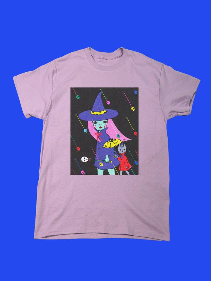 Klassisches T-Shirt der Popkiller Artist Series Naoshi Skull Rain für den Großhandel von Popkiller