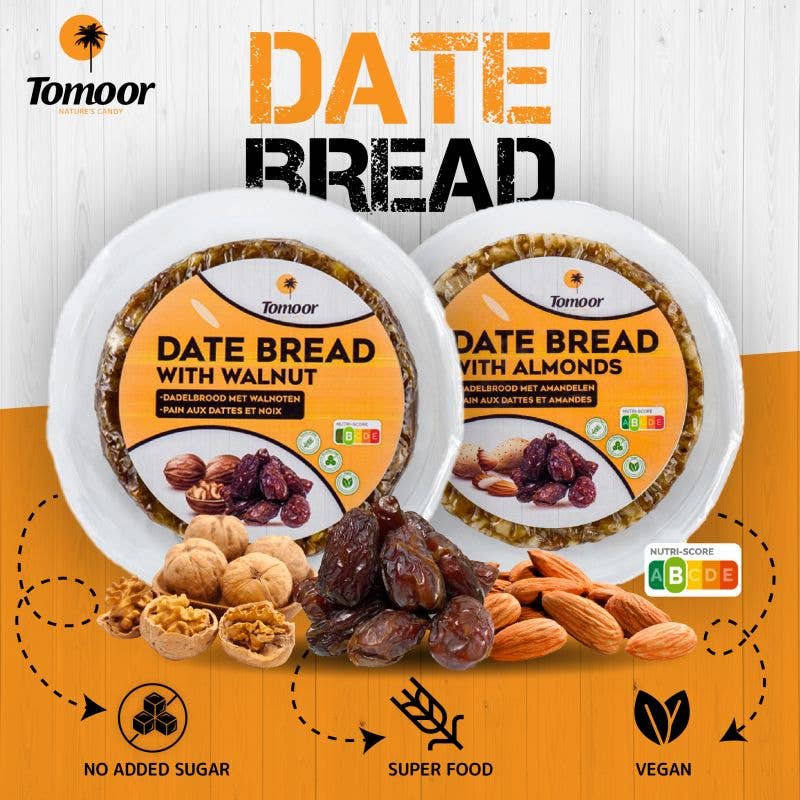 Tomoor - Wholesale Snack Bar - Dated bread with walnuts1